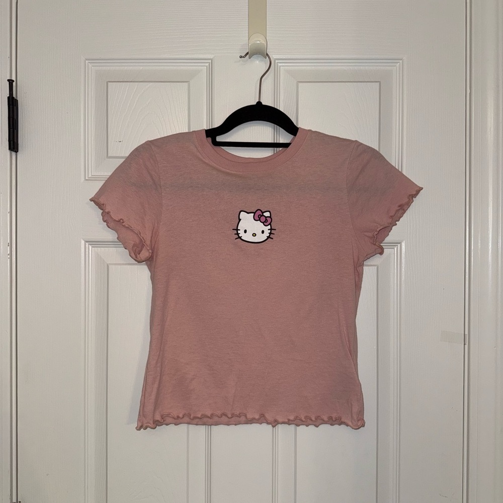 Old Navy Pink Short Sleeve Tees Casual Graphic
